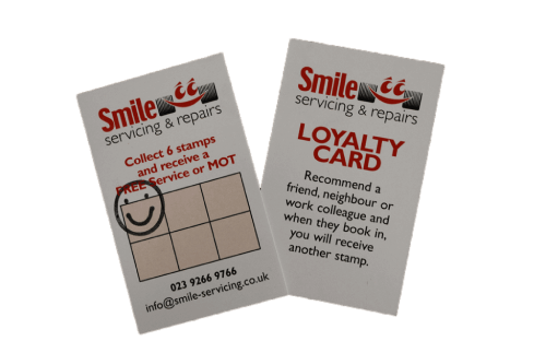 Smile Servicing Loyalty Card